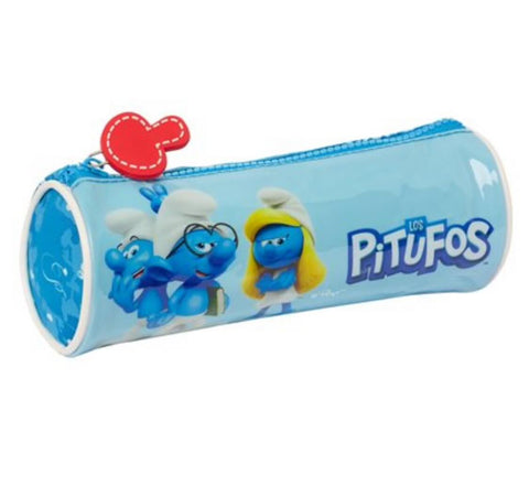 Trousse école Les Schtroumpfs (Los Pitufos) Bleue - 20 x 7 x 7 cm