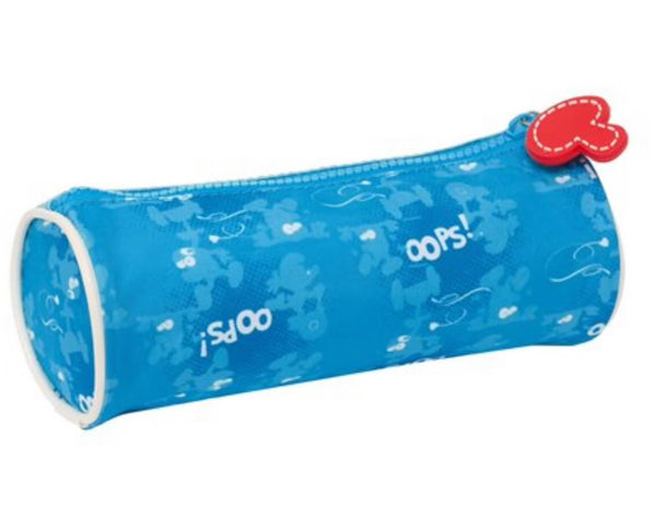 Trousse école Les Schtroumpfs (Los Pitufos) Bleue - 20 x 7 x 7 cm