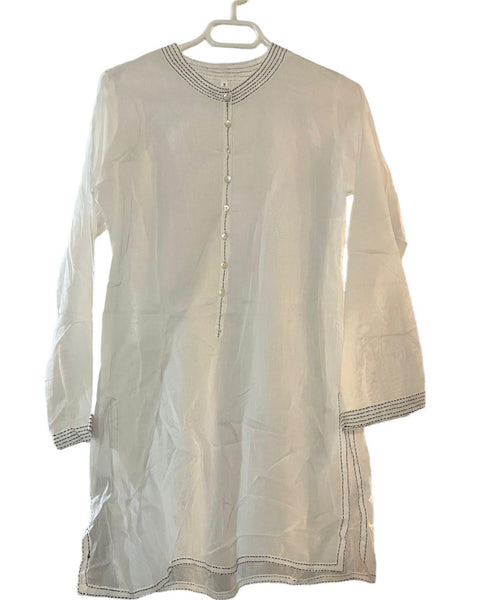 Tunique Orientale Blanche Femme