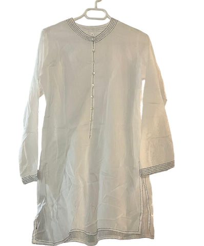 Tunique Orientale Blanche Femme