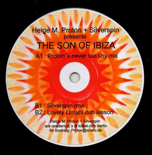 Vinyle Helge M. Proton & Silverspin – The Son Of Ibiza