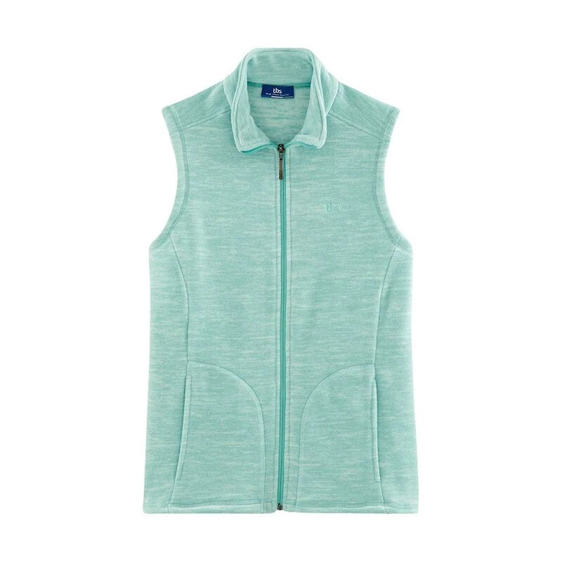 Veste sans manche TBS Polartec vert femme