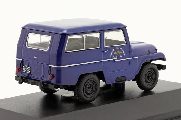 Voiture miniature IKA Jeep militaire Argentine 1964 – Bleue