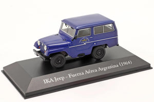 Voiture miniature IKA Jeep militaire Argentine 1964 – Bleue