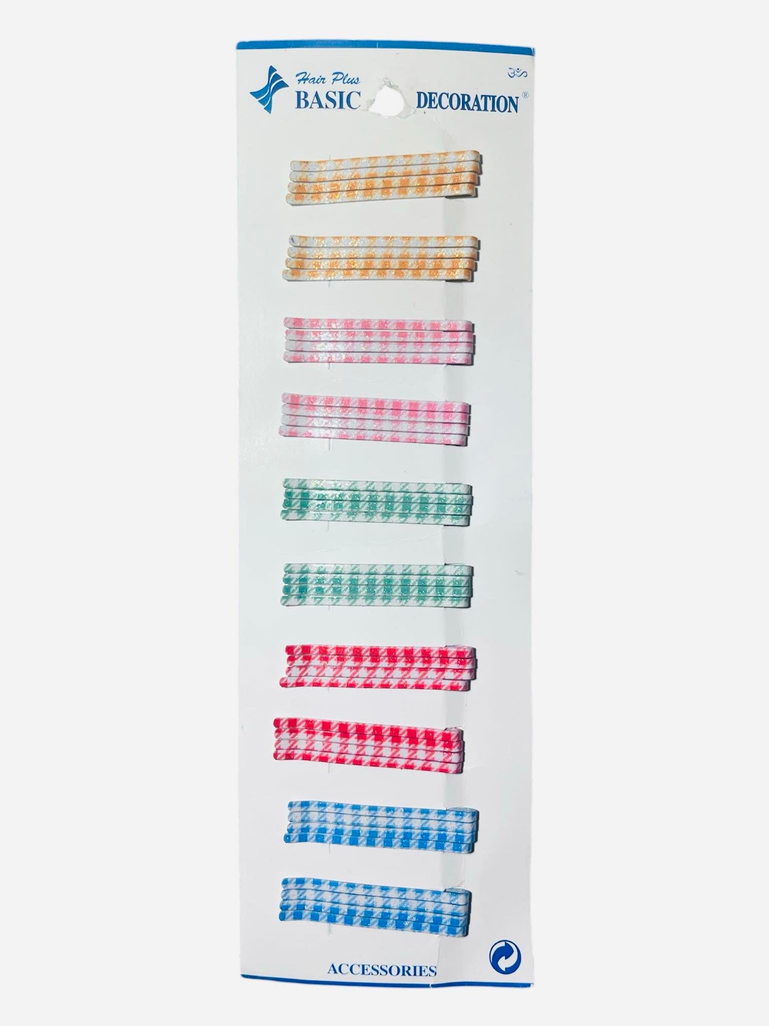 X10 Barrettes Cheveux Multicouleurs Hair Plus Basic Decoration