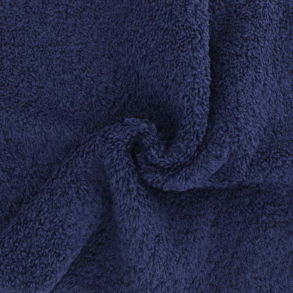 X2 Serviettes d’invité Bleu marine Home & Bath 28×28 cm – 100 % coton – 330 g/m²