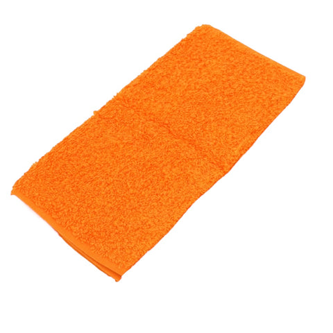 X2 Serviettes d’invité Orange fluo Home & Bath 28×28 cm – 100 % coton – 330 g/m²