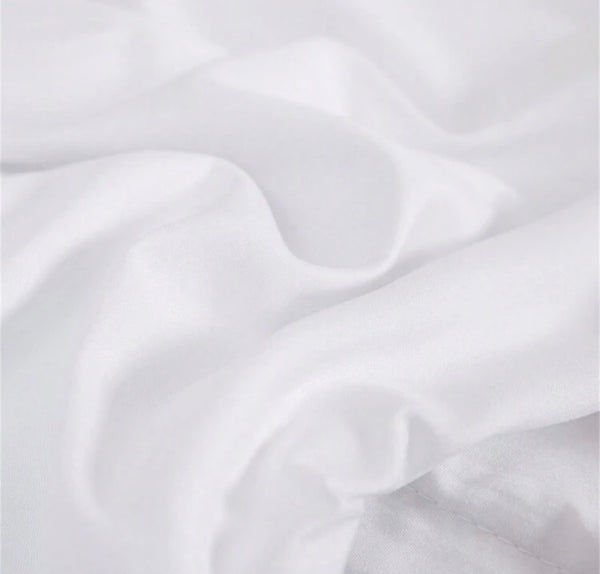 X2 taies d’oreiller blanches 50×70 cm – 57 fils – 100 % coton