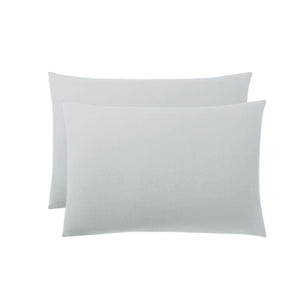 X2 taies d’oreiller blanches mórico 50×70 cm – 118 fils – 100 % coton percale
