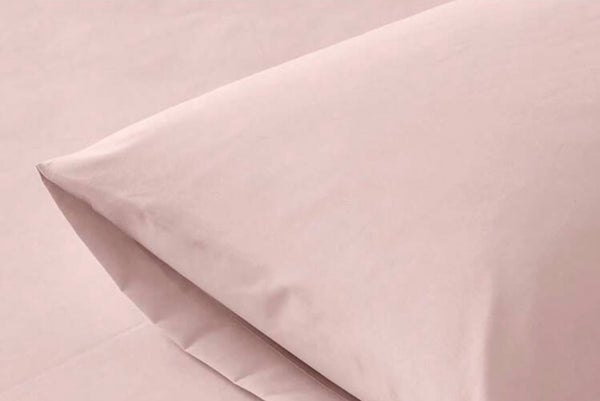 X2 taies d’oreiller rose pâle 50×70 cm – 57 fils – 100 % coton