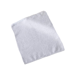 X4 Serviettes d’invité blanche Home & Bath 28×28 cm - 100 % coton 330 g/m²