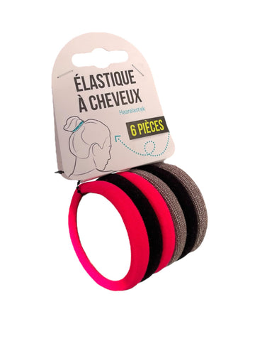 X6 Élastiques à cheveux TBC
