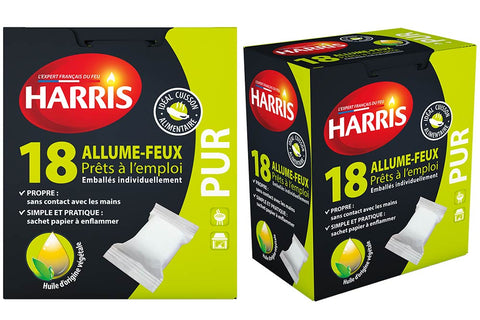 Allume Feux Harris x18 Pret a L'emploi