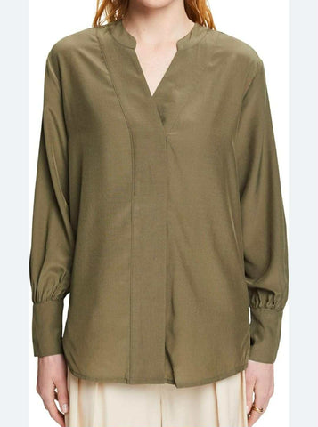 Blouse chemisier ESPRIT damen kaki