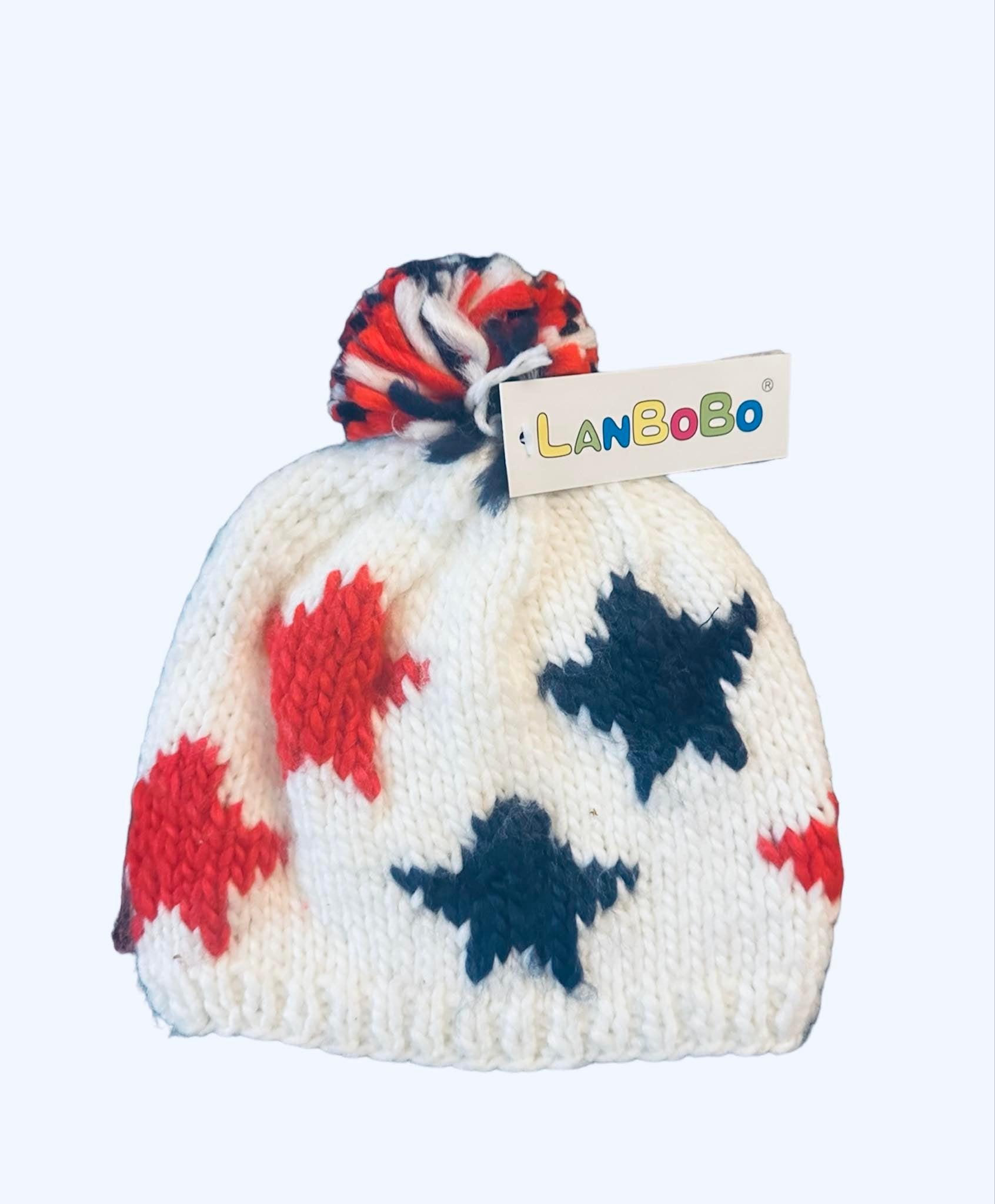 Bonnet Pompon Etoile Lanbobo enfant