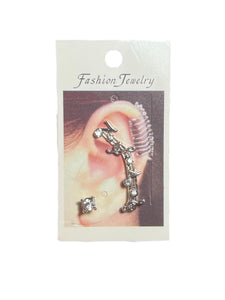 Boucle d'Oreille Note de Musique Argenté Fashion Jewelry