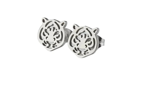 Boucles D'oreilles Tigre Acier Go Dutch Label