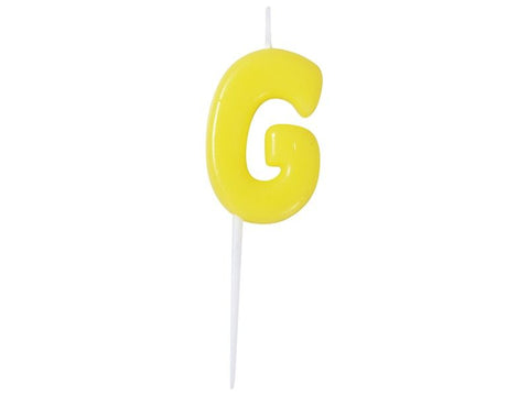 ScrapCooking Party Bougie Gâteau Anniversaire Lettre " G "