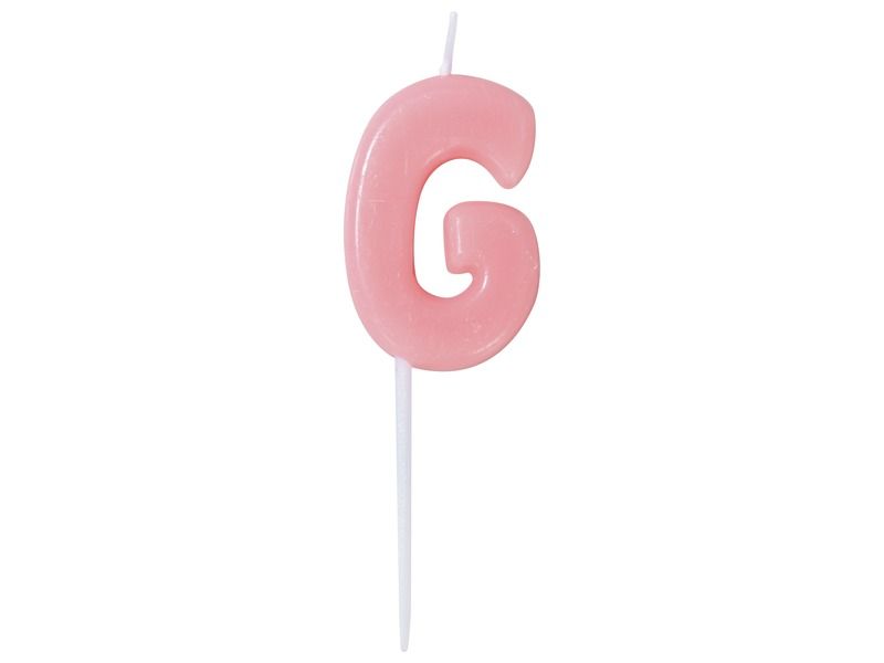 ScrapCooking Party Bougie Gâteau Anniversaire Lettre " G "