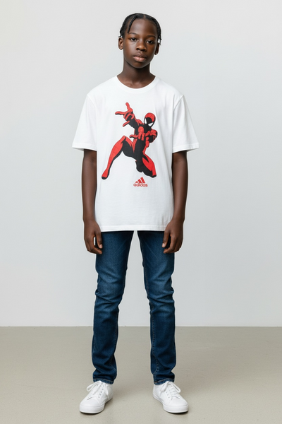 T-shirt  Adidas SpiderMan Blanc