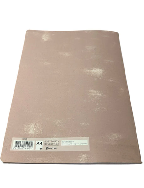 Cahier De Brouillon Saumon Pastel Verhaak A4/104 pages/60g