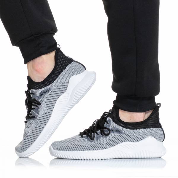 Baskets Jelex gris Homme