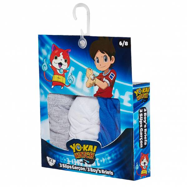 Lot de 3 Culottes garçon Yo-Kai Watch Suncity