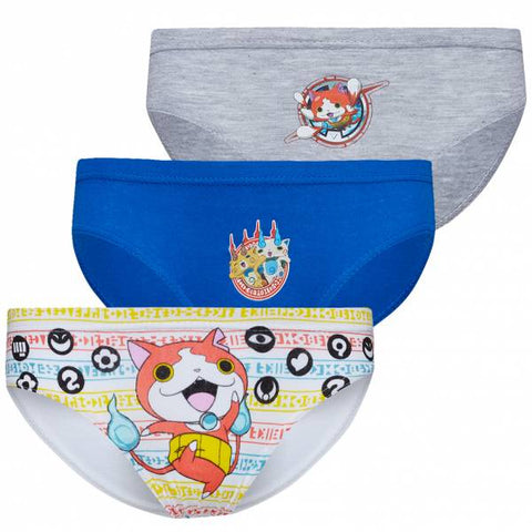 Lot de 3 Culottes garçon Yo-Kai Watch Suncity