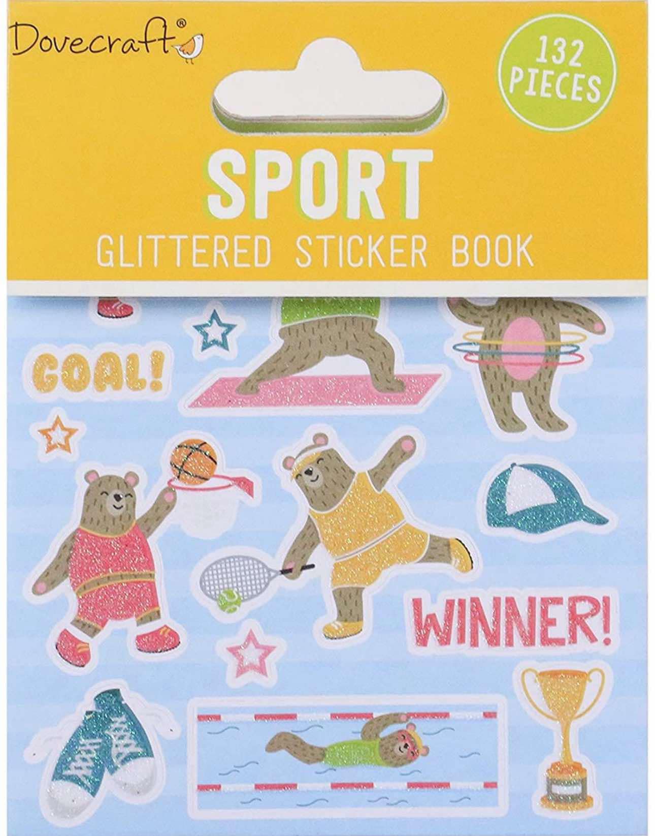 Livret 132 Stickers Autocollant Thème Sport Ourson Dovecraft