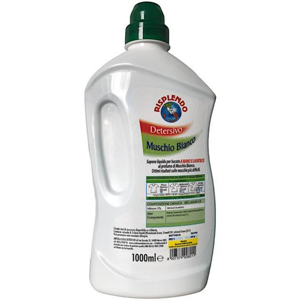 Lessive Liquide Risplendo Musc Blanc 1 Litre 16 Lavages