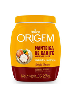 Masque Capillaire Hydratant Cheveux Sec Nazca Origem Beurre de Karité 1 Kilo