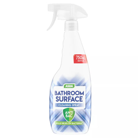 ASDA Spray nettoyant pour surfaces de salle de bain Antibacterien