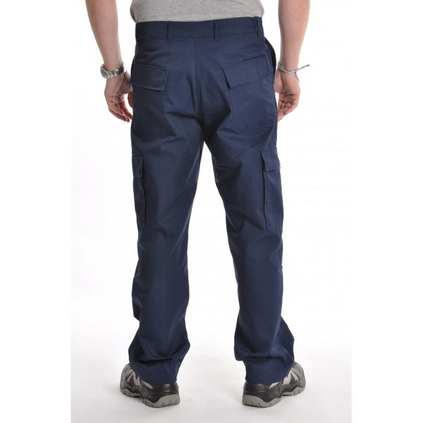 Pantalon Bleu Marine De Travail Alberana