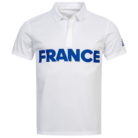 Polo Adidas France Blanc