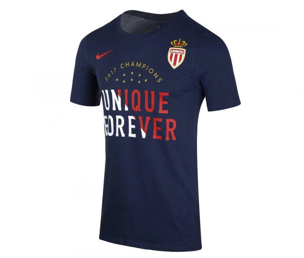 T-shirt AS Monaco Nike Champions Bleu Homme
