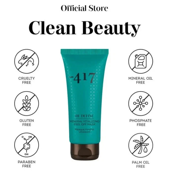 Masque Visage -417 Peel-Off Végan aux Minéraux de la Mer Morte - 75 Ml