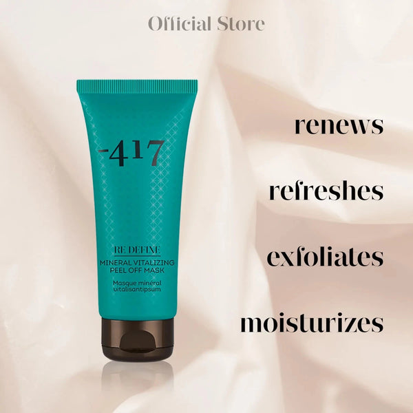 Masque Visage -417 Peel-Off Végan aux Minéraux de la Mer Morte - 75 Ml