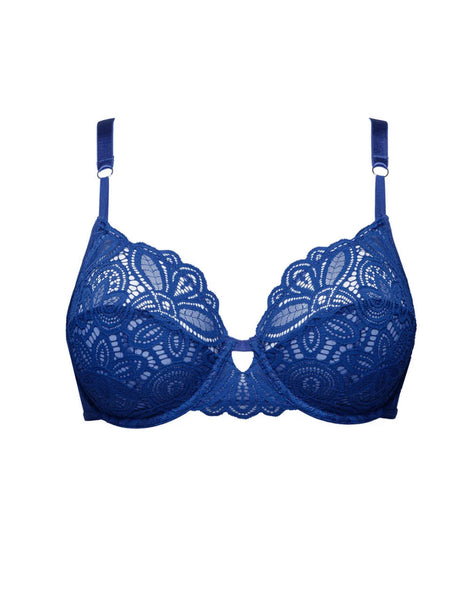 Soutien Gorge Sans Complexe Coton Bleu Mazarine