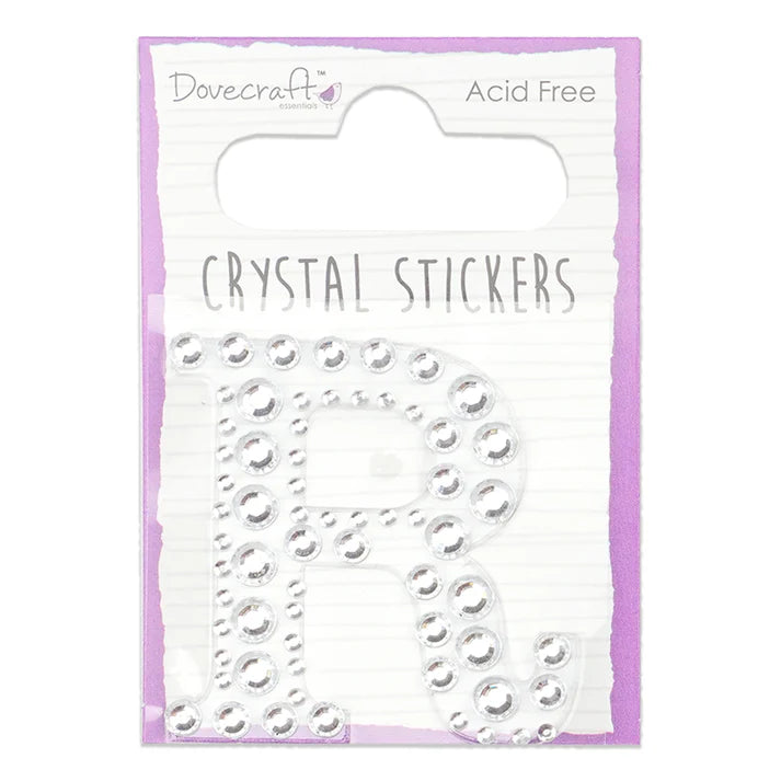 Décoration Stickers Crystal Dovecraft Lettre R