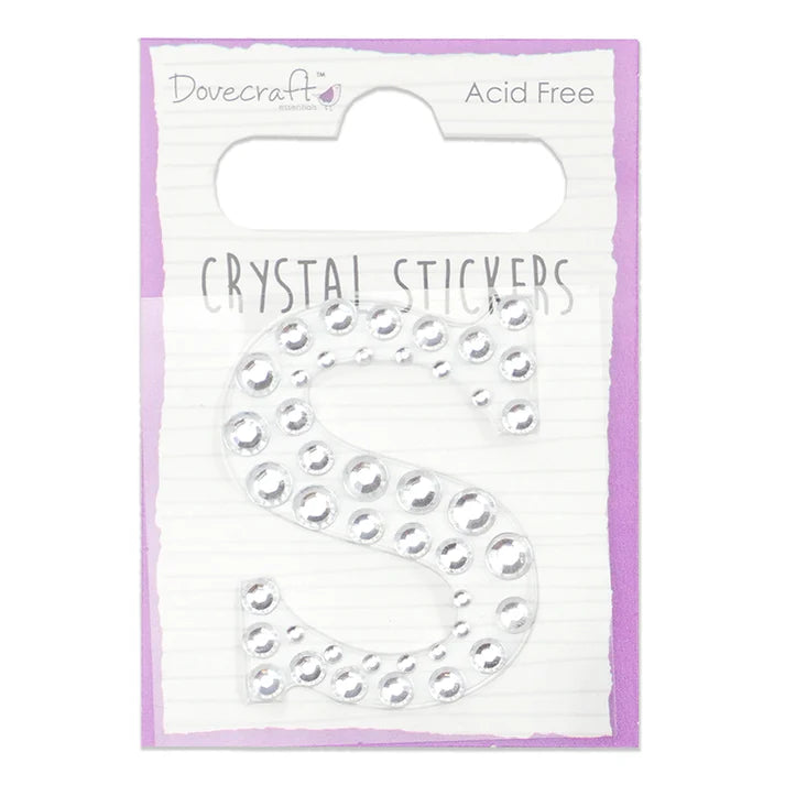 Décoration Stickers Crystal Dovecraft Lettre S