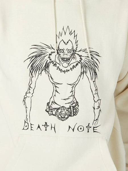 Sweat à capuche Death Note Blanc Homme