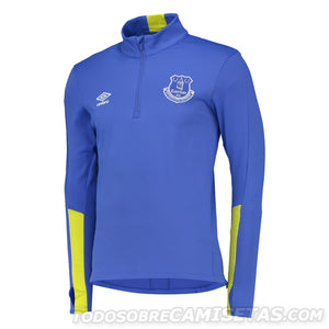 Sweat Training Umbro Everton Bleu/Jaune Homme
