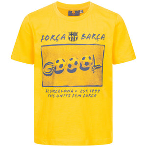 T-shirt FC Barcelone Goal Enfants