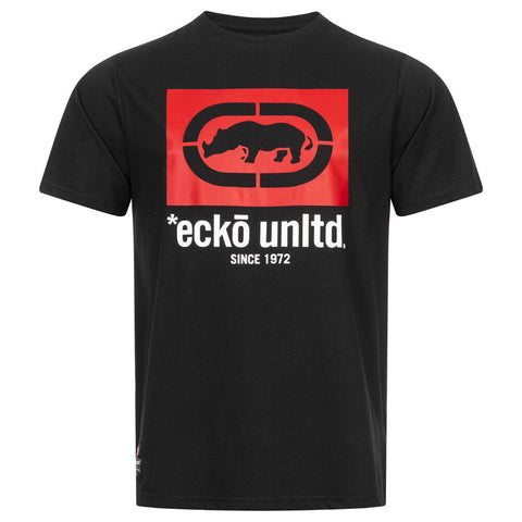 T-shirt Ecko Unltd.Ghost Noir/Rouge