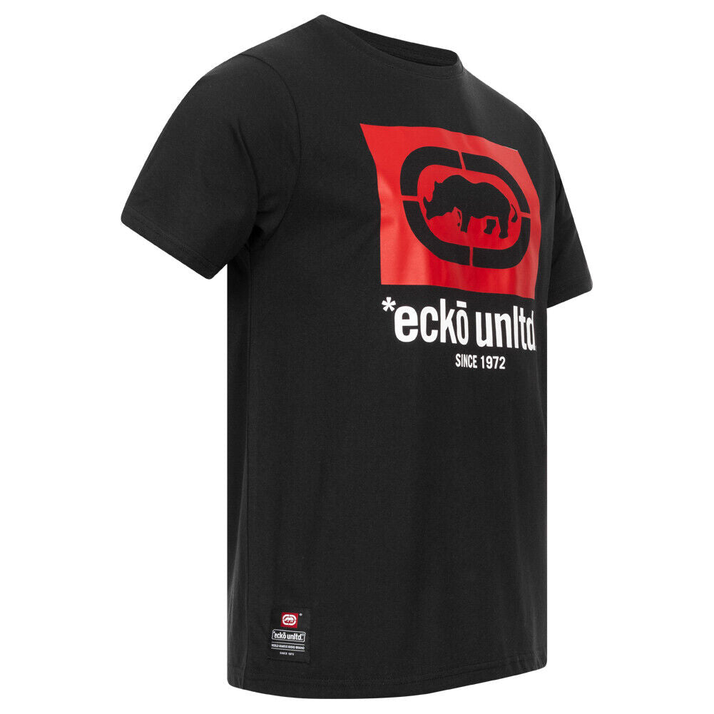 T-shirt Ecko Unltd.Ghost Noir/Rouge