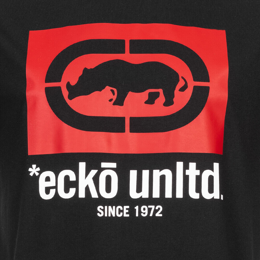 T-shirt Ecko Unltd.Ghost Noir/Rouge