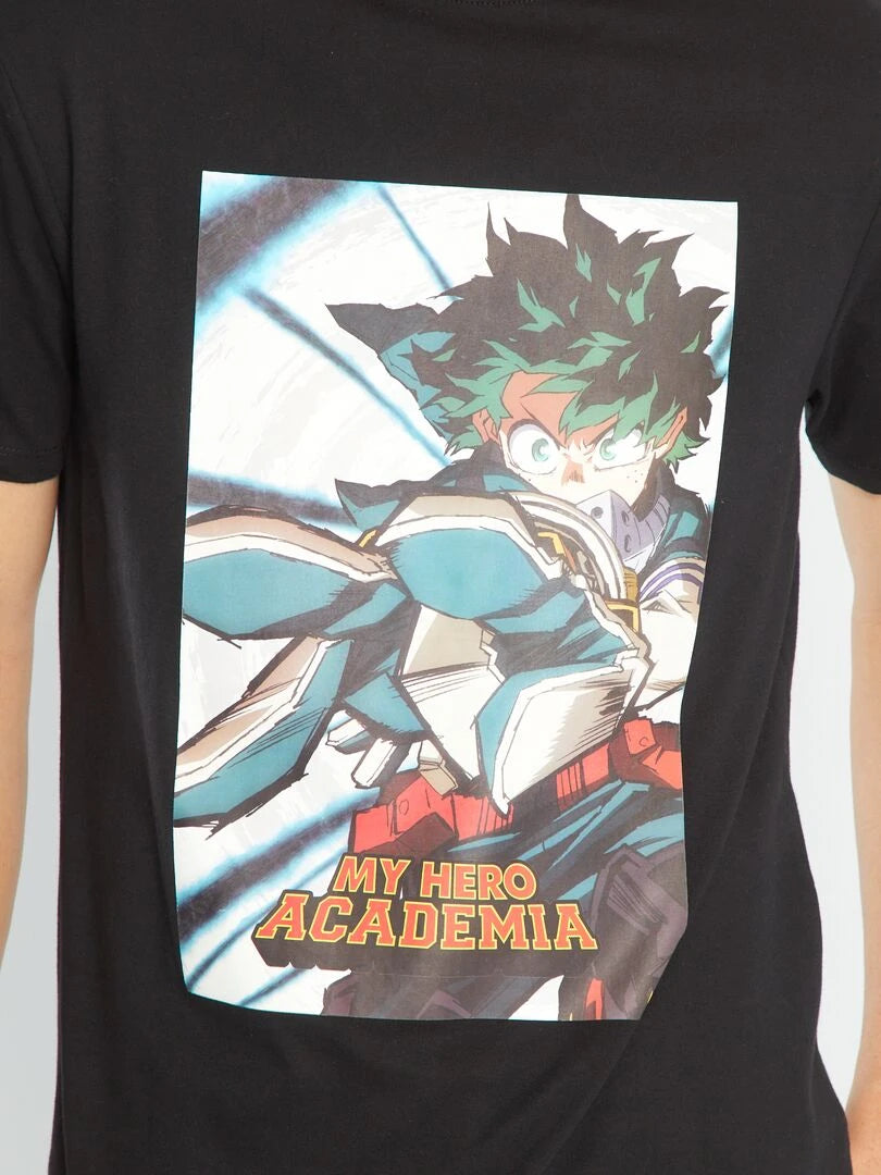 T-shirt 'My Hero Academia' - Noir