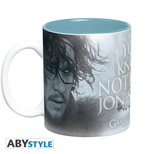 Tasse Mug Game Of Thrones Abystyle Jon Snow " You Know Nothing "