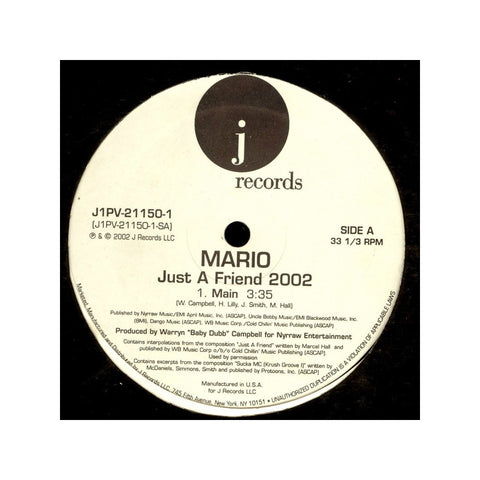 Vinyle Mario Just a Friend