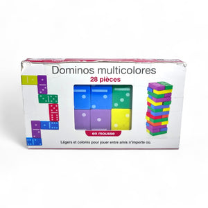 x28 Dominos multicolores en mousse – Gers Equipements